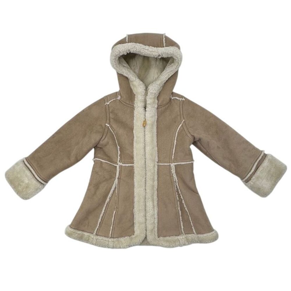 Hemisphere Kids Faux‎ Shearling Hooded Winter Coat
